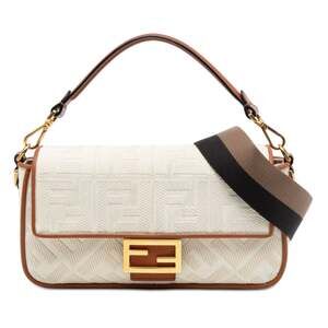 Fendi Baguette Nm Bag Zucca Embroidered #246143F22B